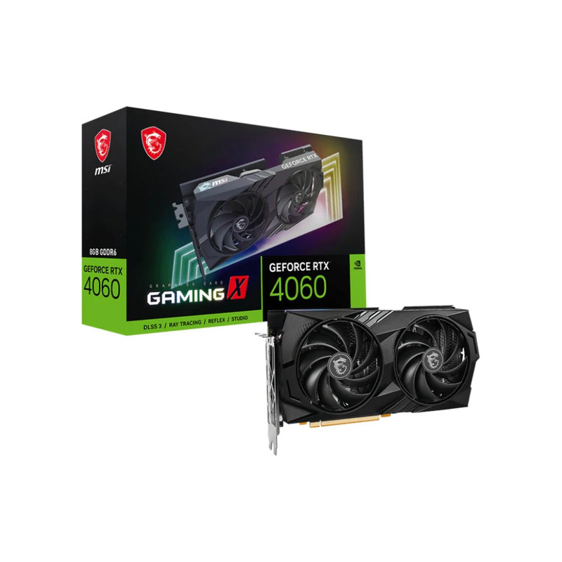 MSI GeForce RTX 4060 Gaming X 8G GDDR6 Graphics Card - كرت شاشة